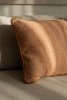 Lachsfarbenes Dekokissen WOOL 45x45 Lachsfarbenes Dekokissen WOOL 45x45